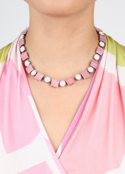 Cleo pink - necklace Konplott